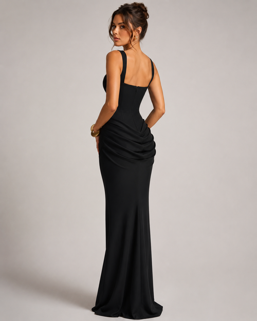 Black Silky Dress