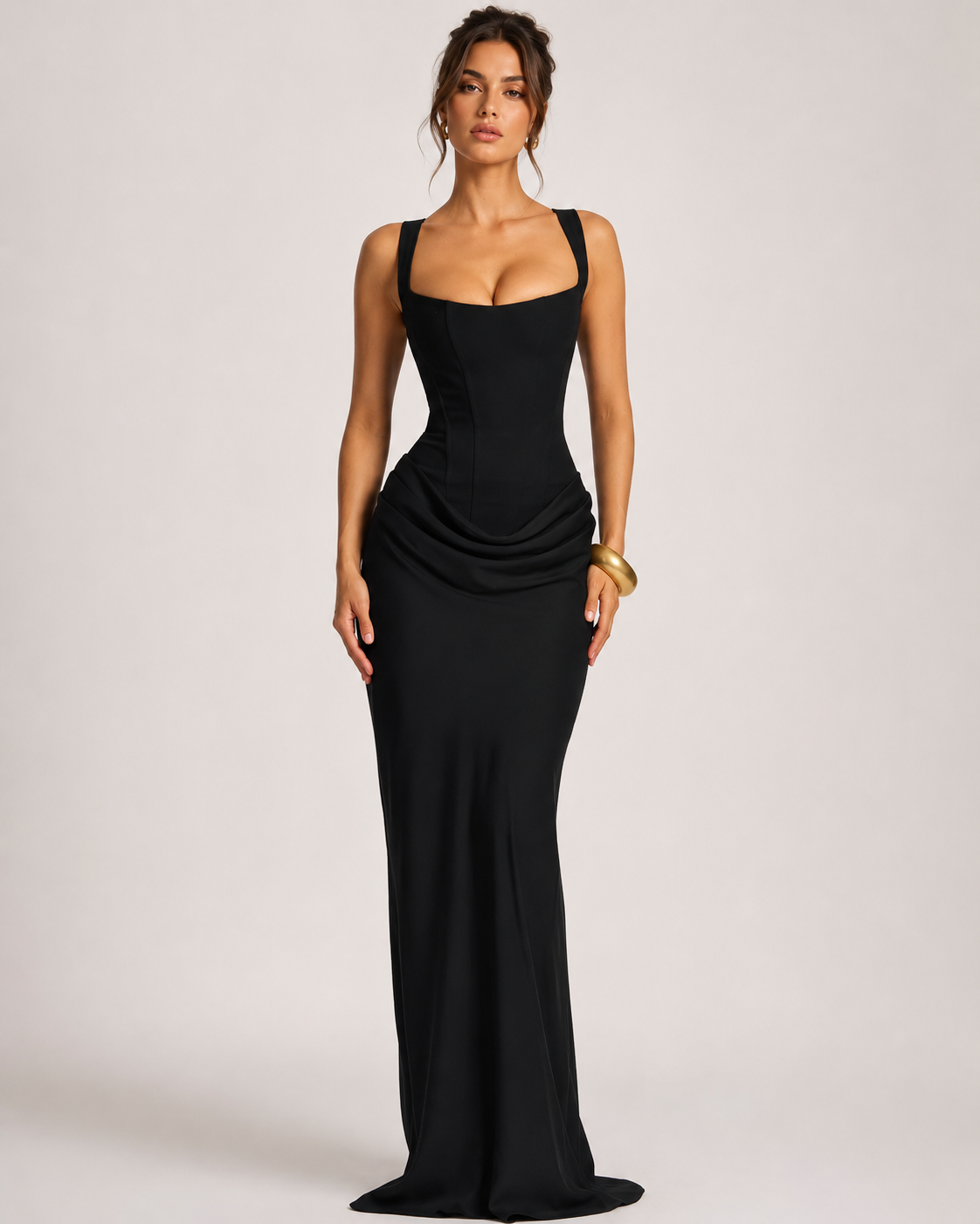 Black Silky Dress