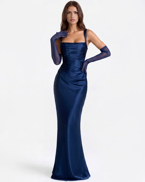 BLUE LONG DRESS