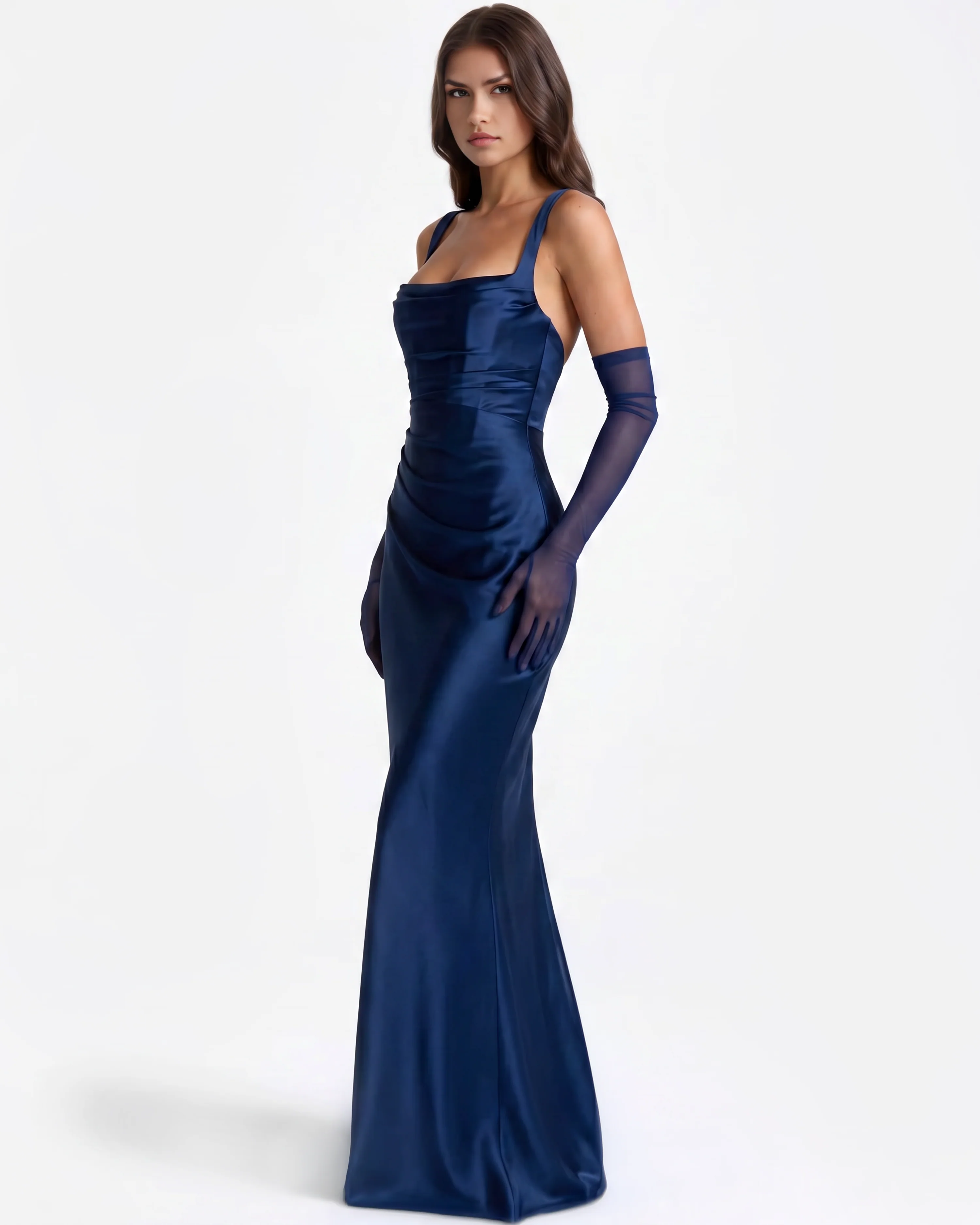 BLUE LONG DRESS