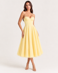 Yellow Long Flunnel Dress